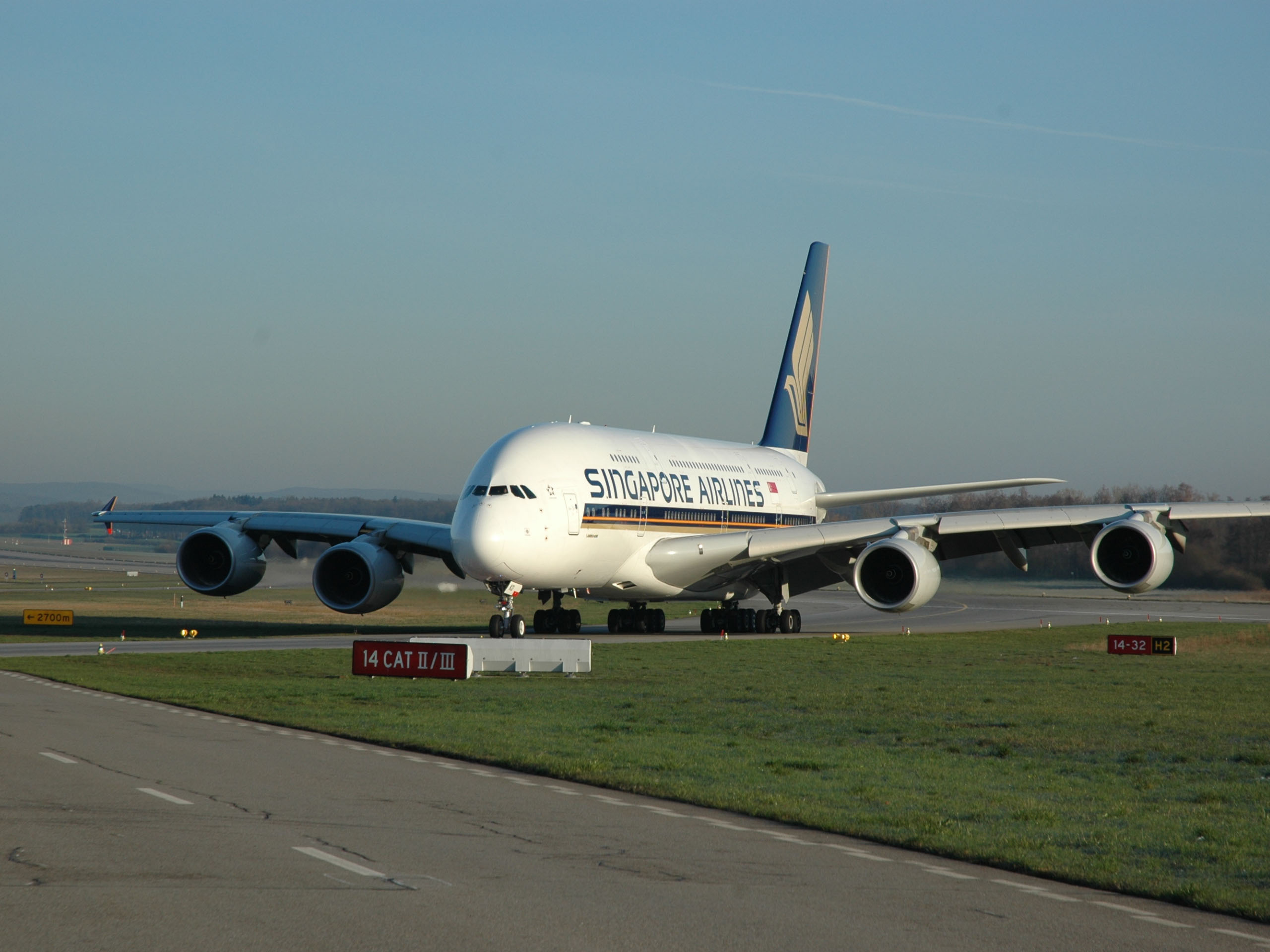 A380 in Zurich