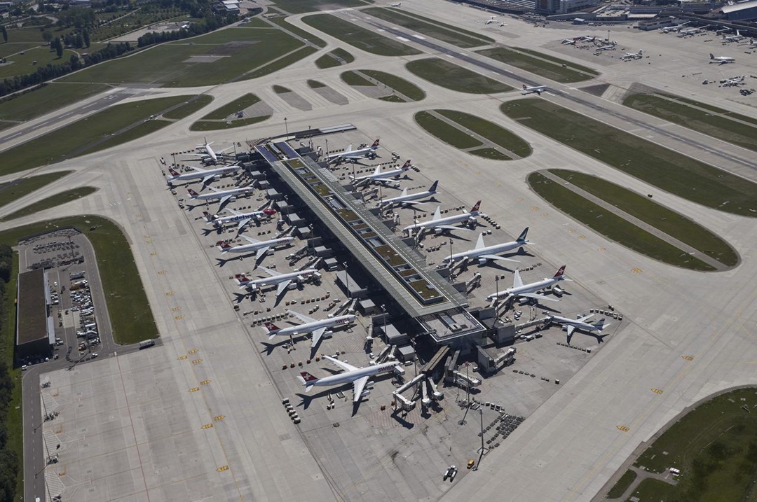 Dock E the intercontinental dock Flughafen Zuerich