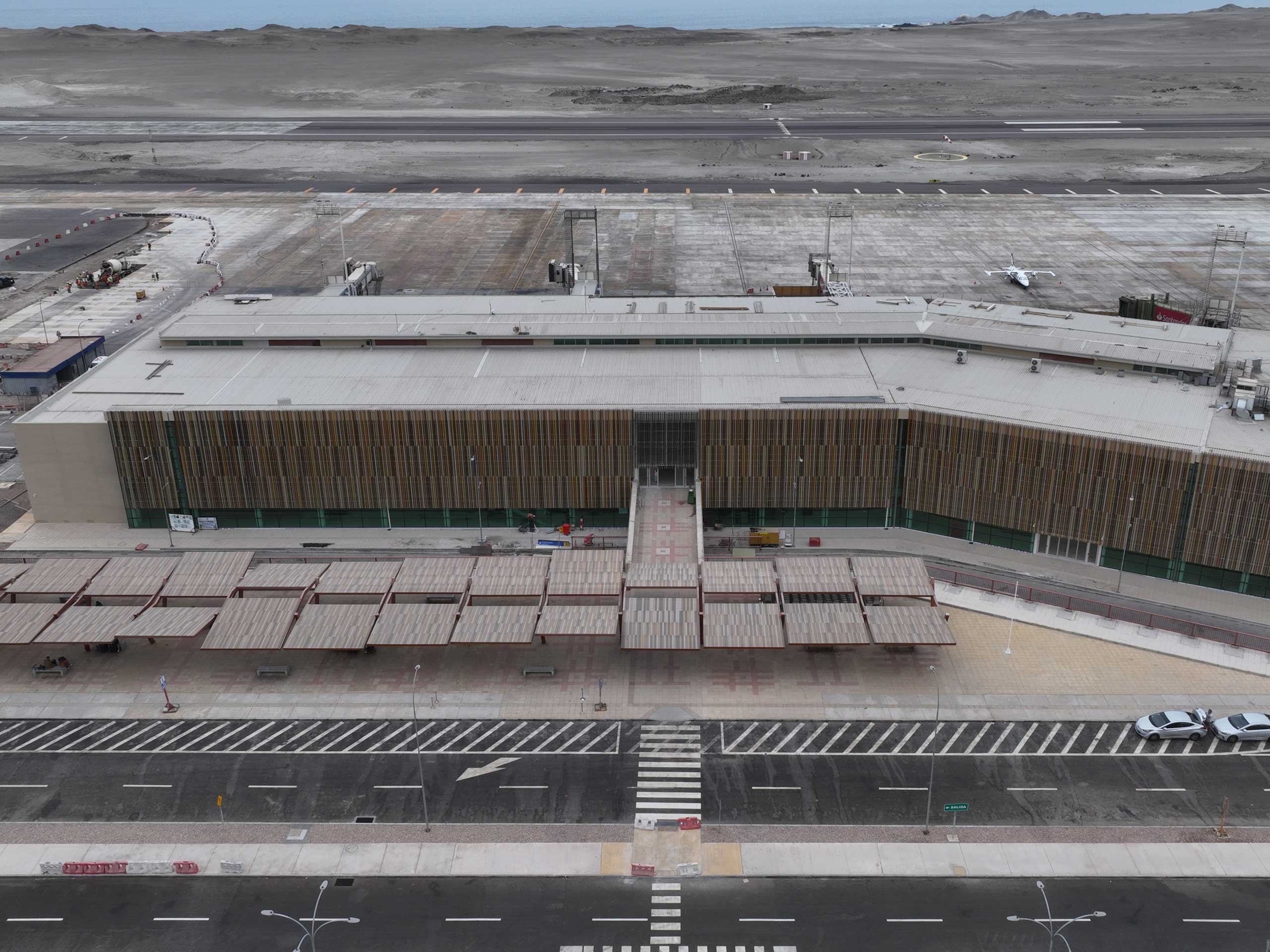 Neues Terminal Flughafen Iquique in Chile, 2023