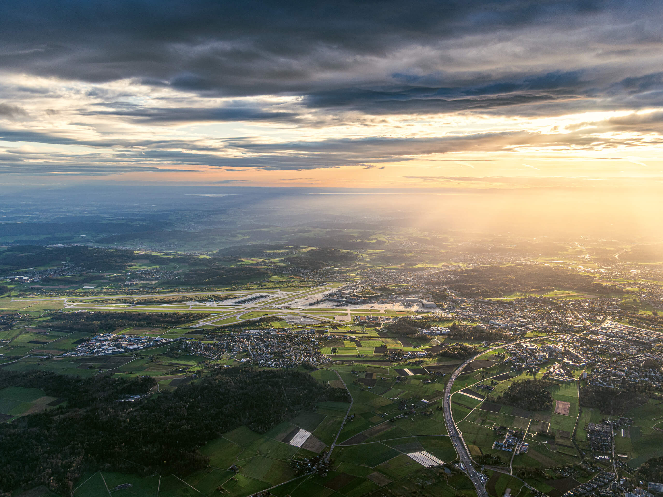 Kloten bird's eye view