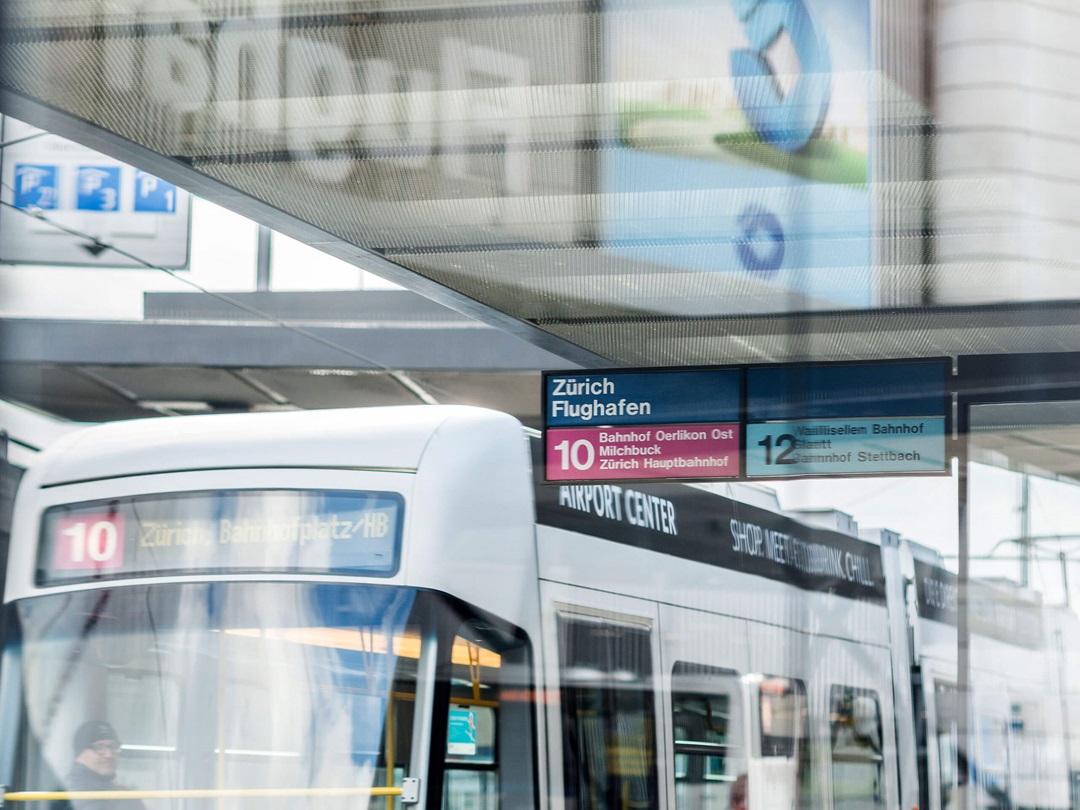 Train, tram & bus – Flughafen Zuerich