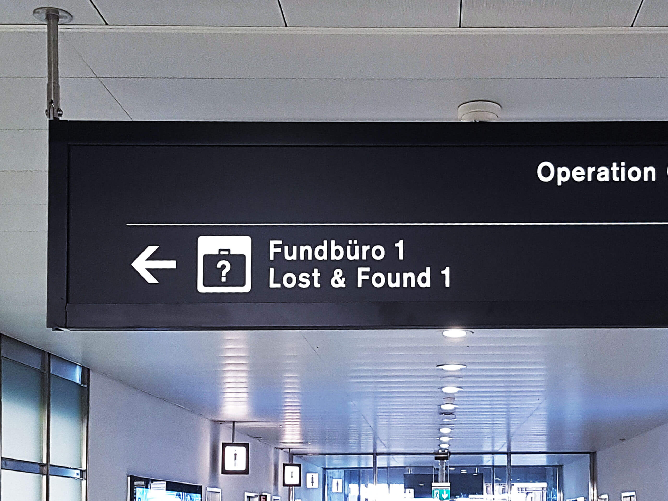 Lost & Found – Flughafen Zuerich