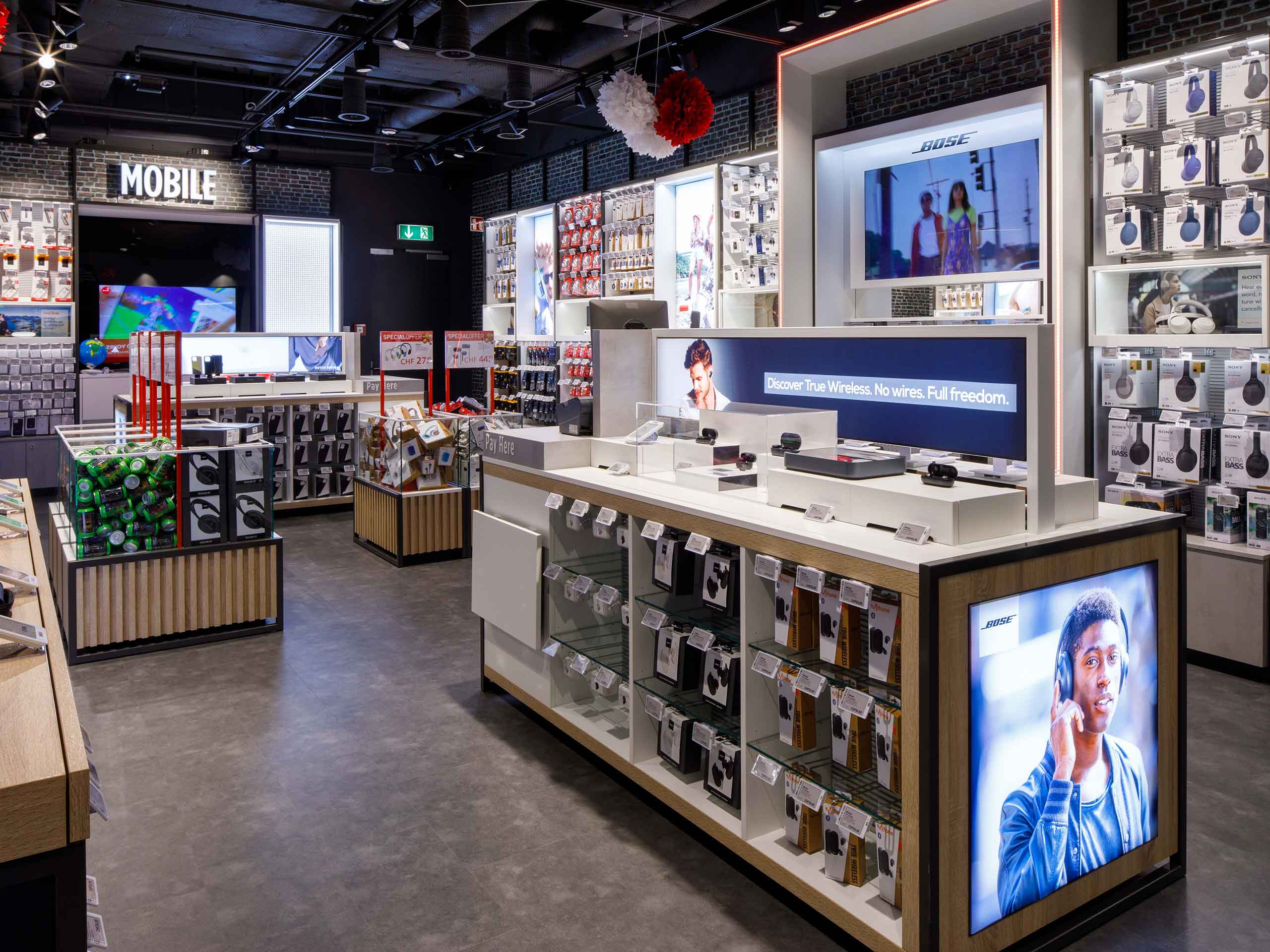 Electronics store sale