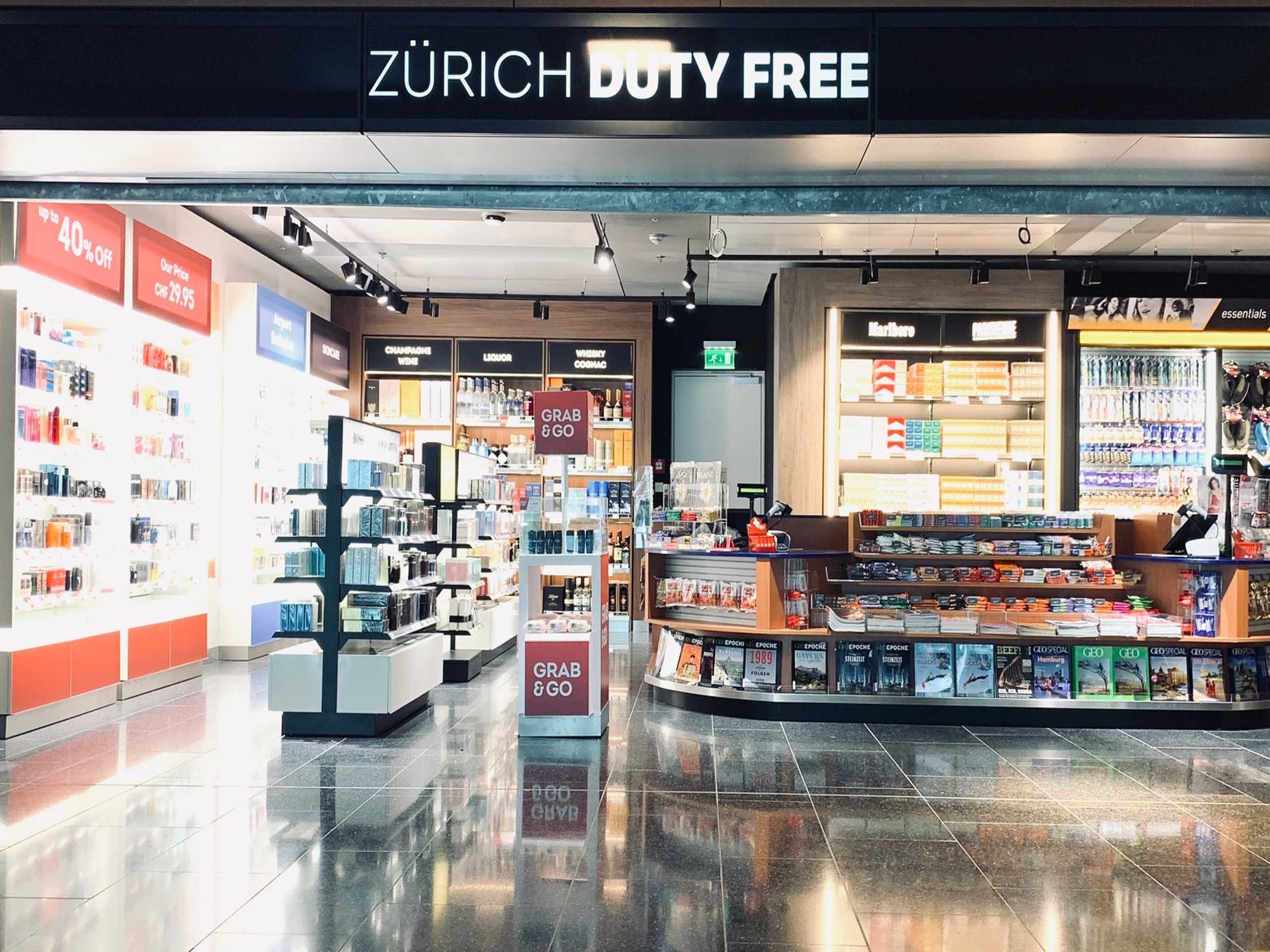 Zürich Duty Free Flughafen Zuerich