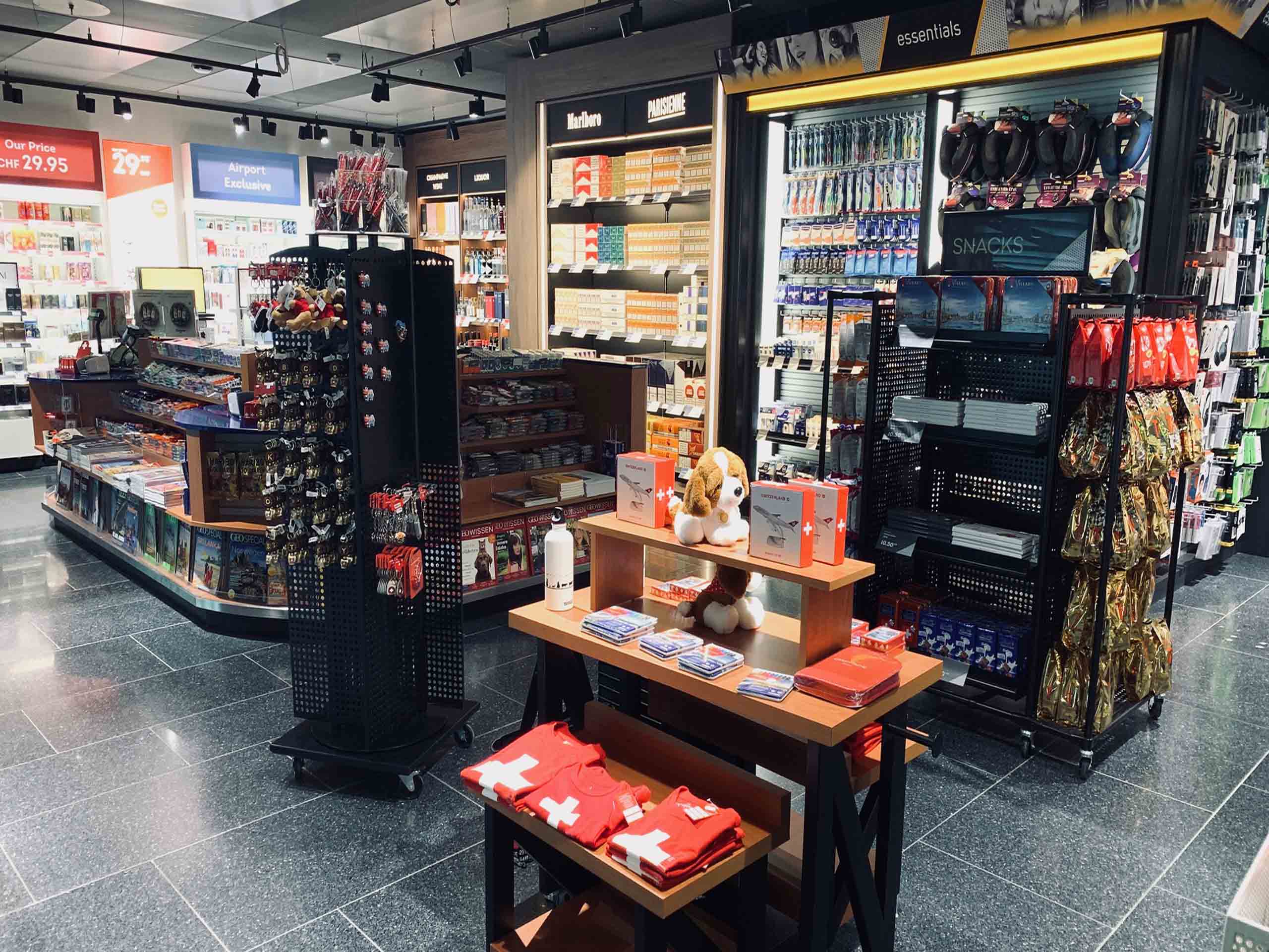 Duty Free Stores Flughafen Zuerich