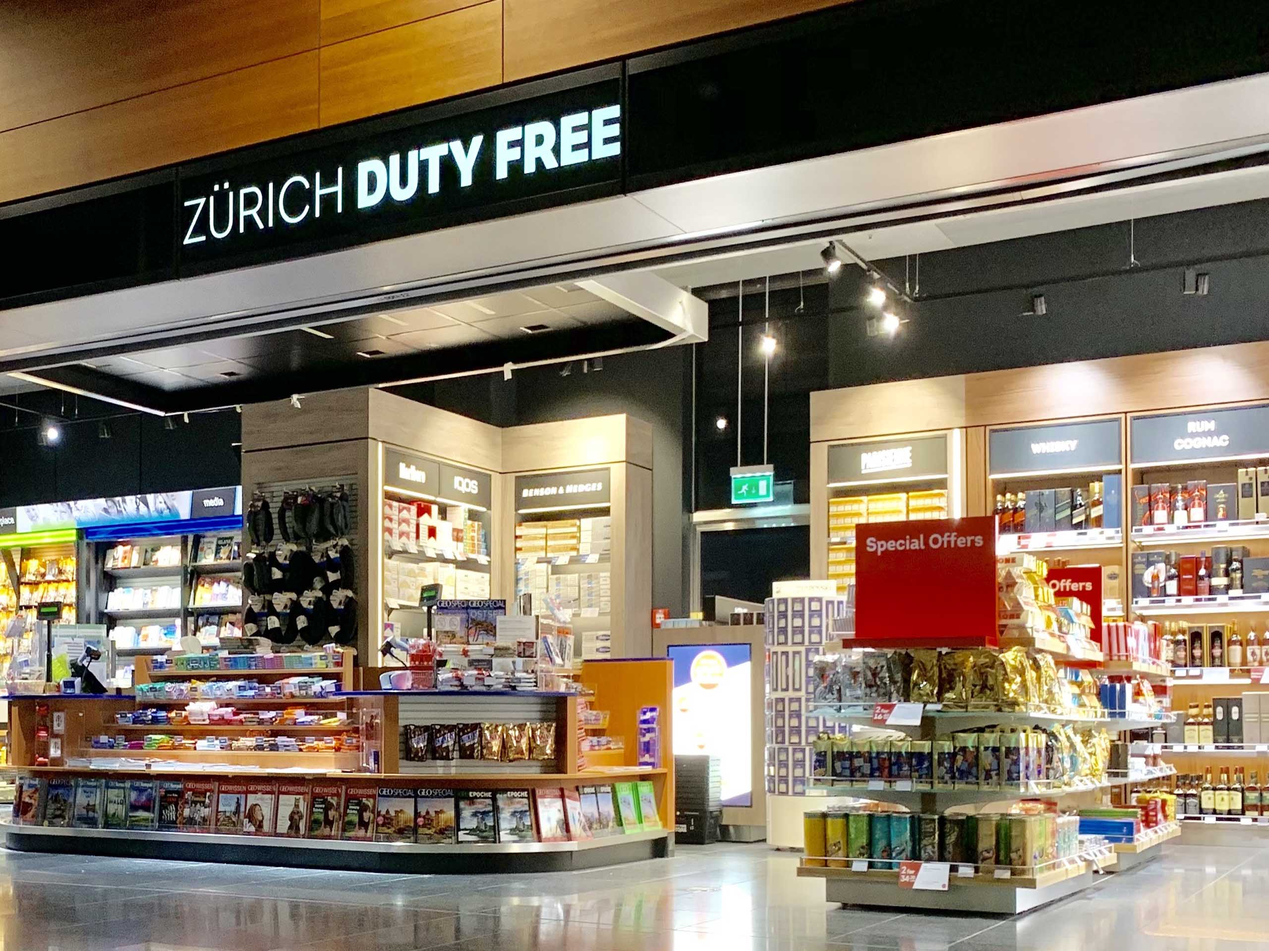 Wann Darf Ich Im Duty Free Shop Einkaufen www.flughafen-zuerich.ch